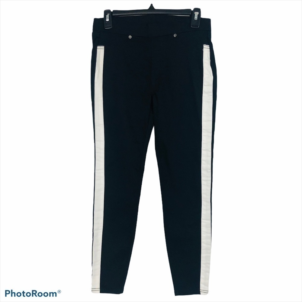 SIMPLY VERA VERA WANG Women’s Leggings/Pants Sz Small Black & White Pull-on NWT